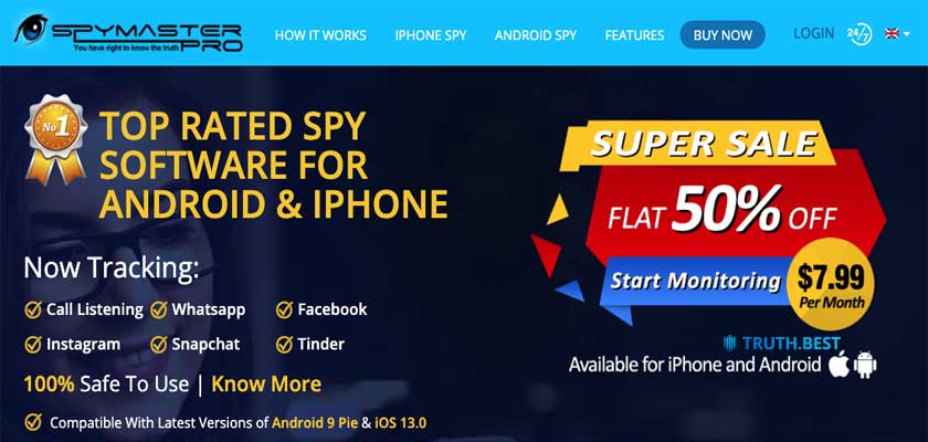 Обзор приложения SpyMaster Pro 2019: все, что вам нужно знать о том, как удаленно поймать читера